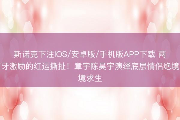 斯诺克下注IOS/安卓版/手机版APP下载 两颗门牙激励的红运撕扯！章宇陈昊宇演绎底层情侣绝境求生